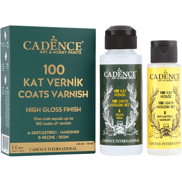 Cadence 100 lagen vernis set 70+120ml