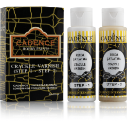 Cadence twee stappen crackle vernis 120+120ml