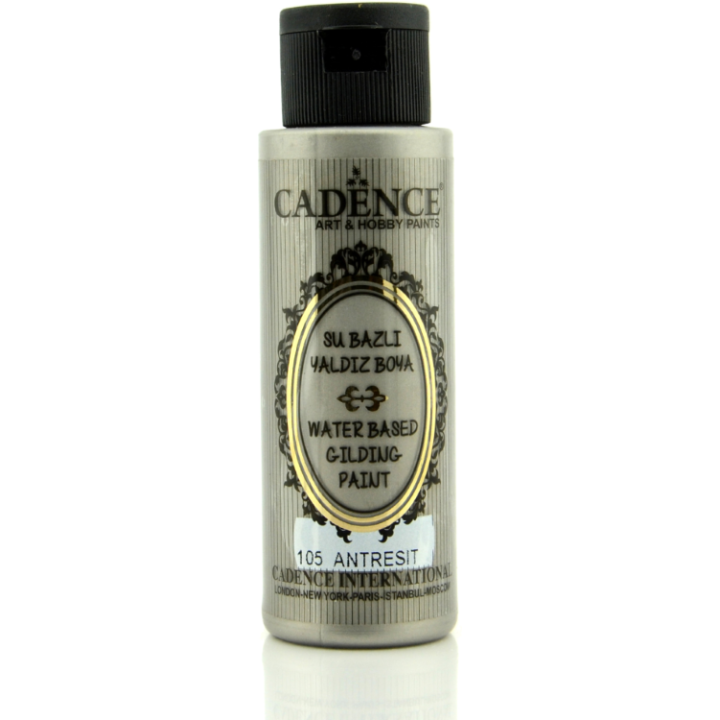 Cadence gilding acrylverf metallic 70ml anthracite silver