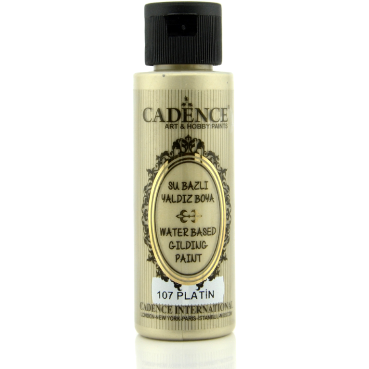 Cadence gilding acrylverf metallic 70ml platina