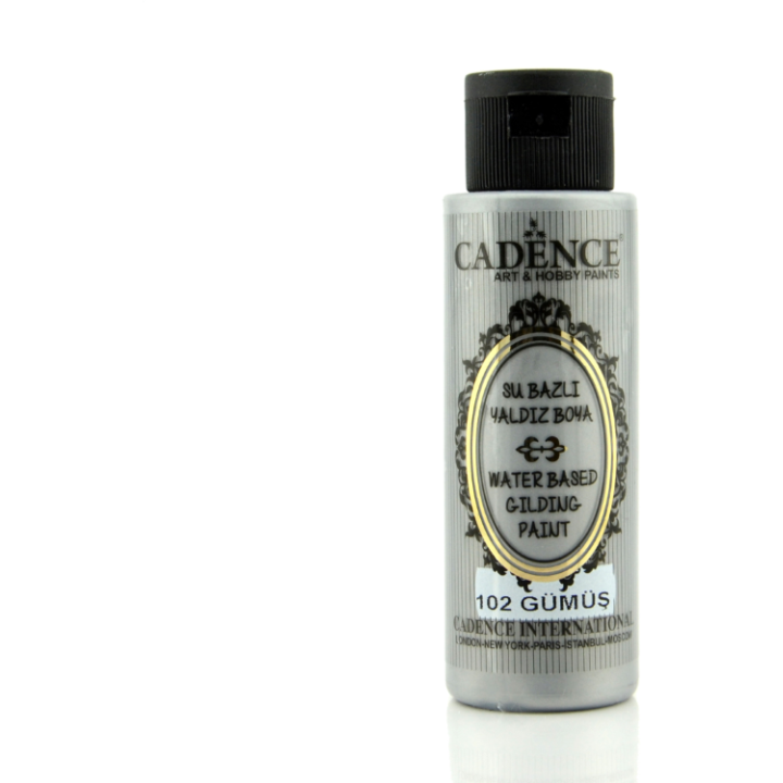 Cadence gilding acrylverf metallic 70ml silver