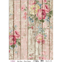 Cadence rijst decoupagepapier 386 30x42 cm vintage hout