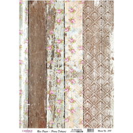 Cadence rijst decoupagepapier 388 30x42 cm patroonhout