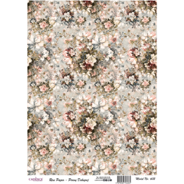 Cadence rijst decoupagepapier 602 30x42 cm boeket patroon