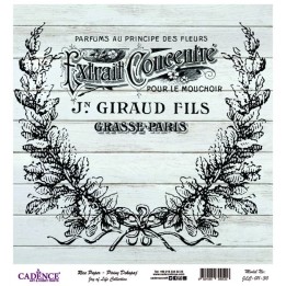 Cadence rijst decoupagepapier joy of life 011 30x32 cm parfums