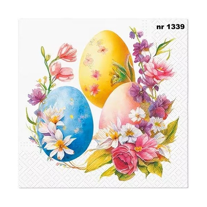 Egg Bouquet servet 33x33cm