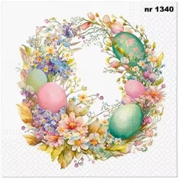 Easter Wreath servet 33x33cm