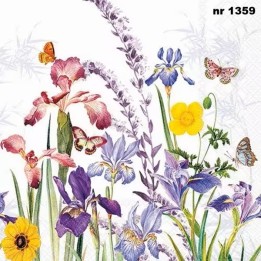 Iris Garden servet 33x33cm