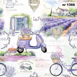 La Provence servet 33x33cm