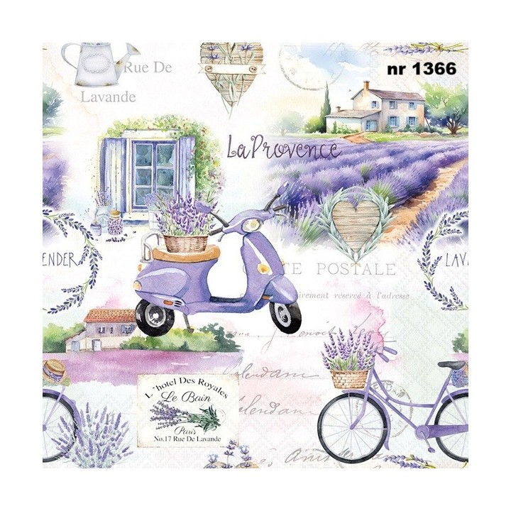 La Provence servet 33x33cm
