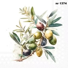 Olive Branch servet 33x33cm