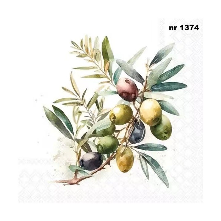 Olive Branch servet 33x33cm