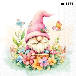Charming Gnome servet 33x33cm