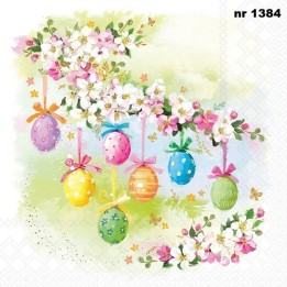Blossom and Eggs servet 33x33cm