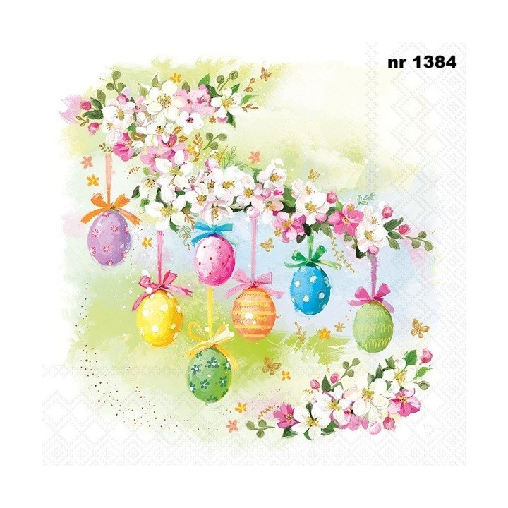 Blossom and Eggs servet 33x33cm