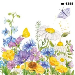 Summer Flowers servet 33x33cm