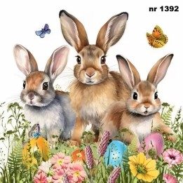 Easter Hello servet 33x33cm