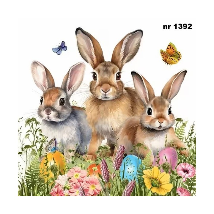 Easter Hello servet 33x33cm