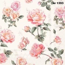 Beth cream servet 33x33cm