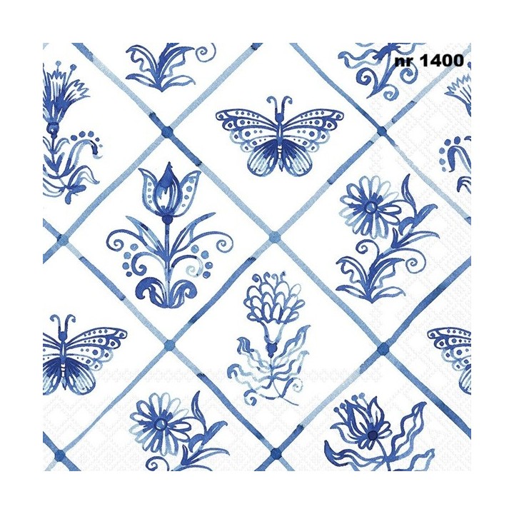 Diamond shaped Tiles servet 33x33cm