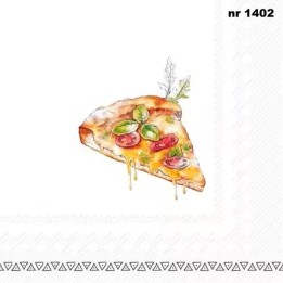 Cheezy Pizza servet 33x33cm