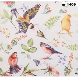 Birds servet 33x33cm