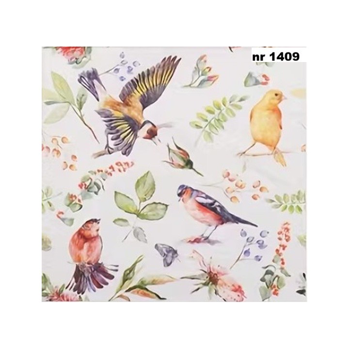 Birds servet 33x33cm