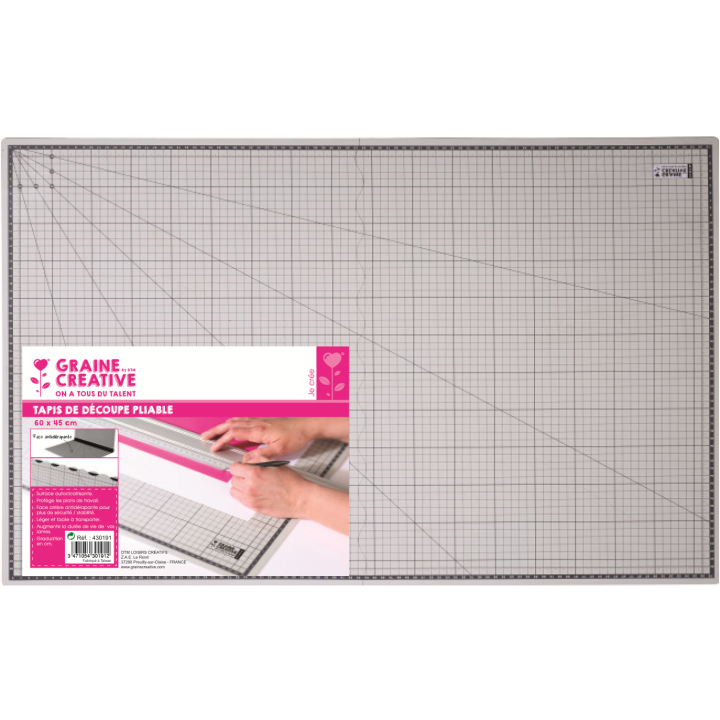 GC Opvouwbare Snijmat met Rasterlijnen 60x45 cm
