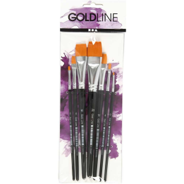 CC Gold Line Acryl Penselen Plat Set 7 stuks