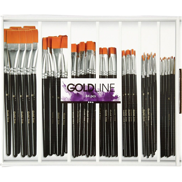 CC Gold Line Penselen Plat Assortiment
