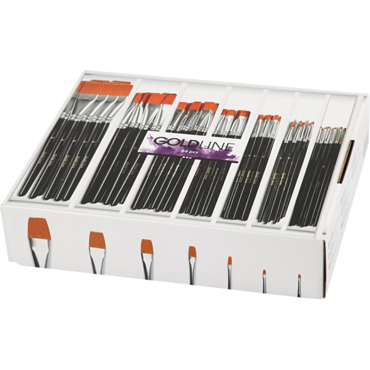 CC Gold Line Penselen Plat Assortiment