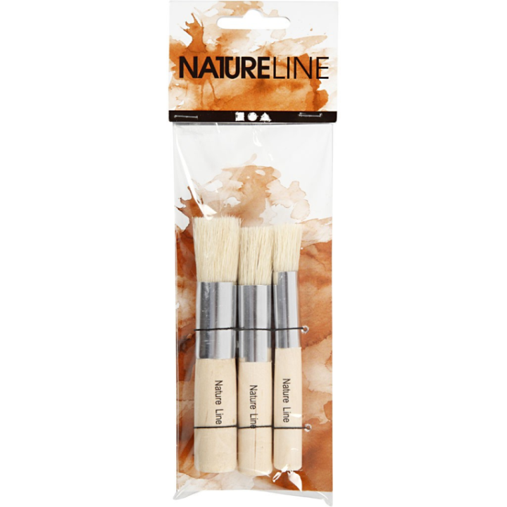 CC Nature Line Tamponeerkwasten Set 3 stuks