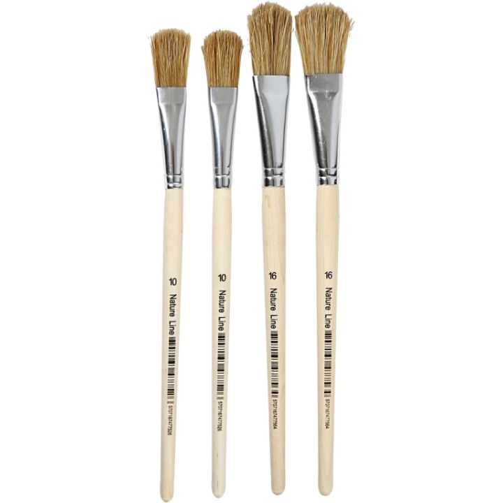 CC Nature Line Verniskwasten Set 13-17 mm 4 stuks