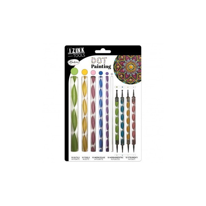 Aladine 10 Dot Painting Tools Set