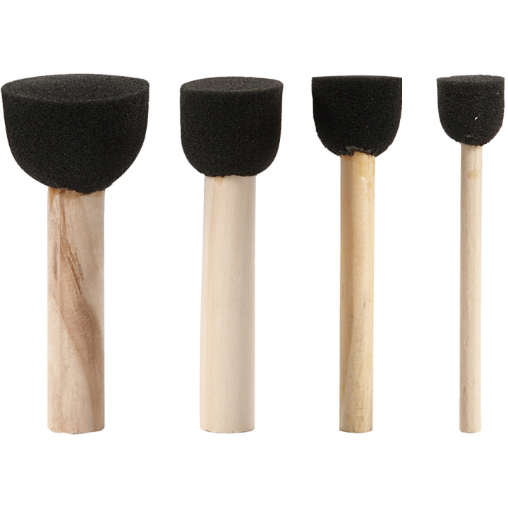 Artistline Foamkwasten 13-35 mm 4 stuks
