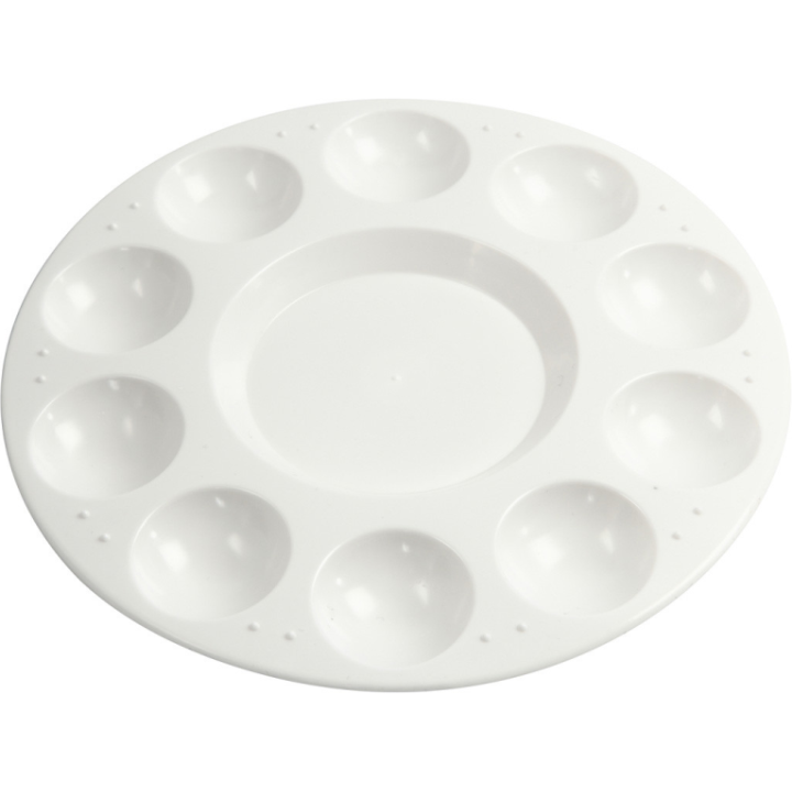 Artistline Palet Rond Plastic 11 vakken