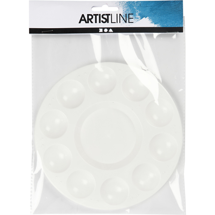 Artistline Palet Rond Plastic 11 vakken