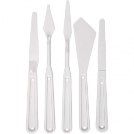 Artistline Paletmessen Plastic 5 stuks