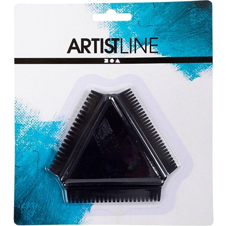 Artistline Structuurkam Rubber 9 cm
