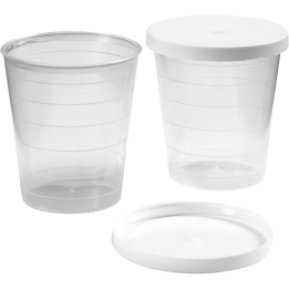 CC Bekertjes met deksel 30 ml 75 stuks