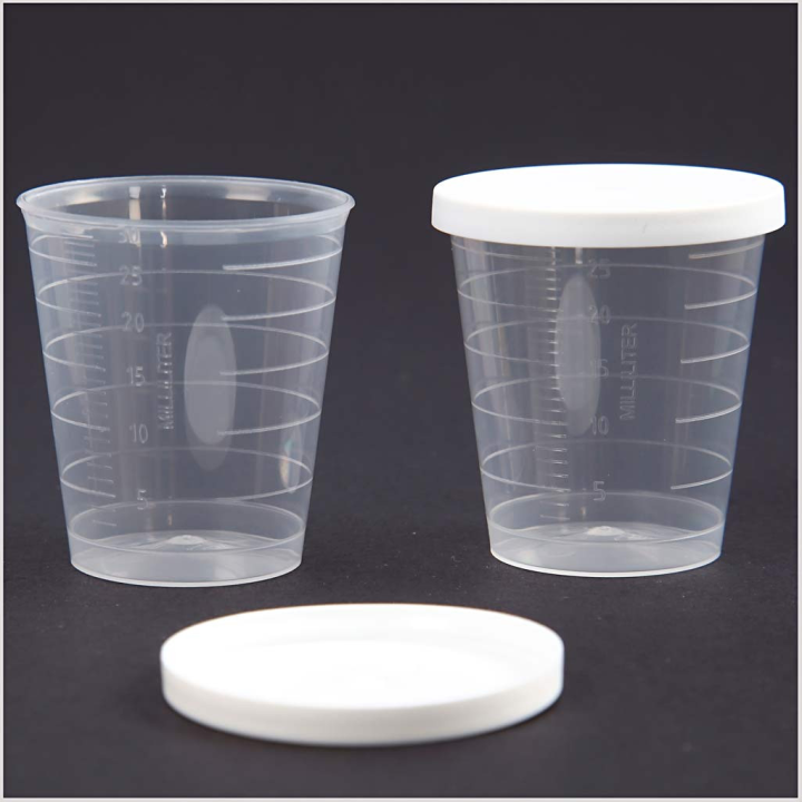 CC Bekertjes met deksel 30 ml 75 stuks