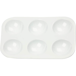 CC Plastic Palet 12x8 cm Wit 10 stuks