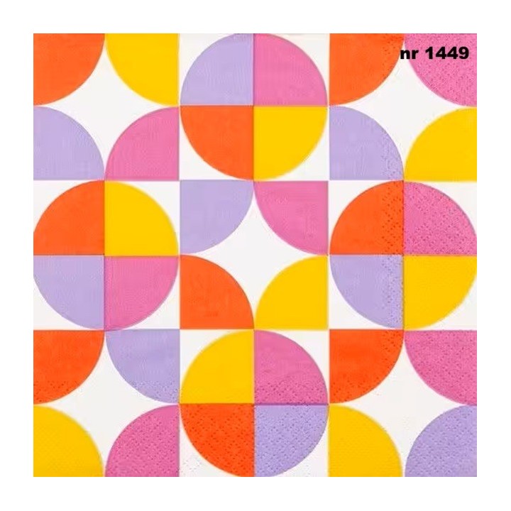 Disco servet 33x33cm