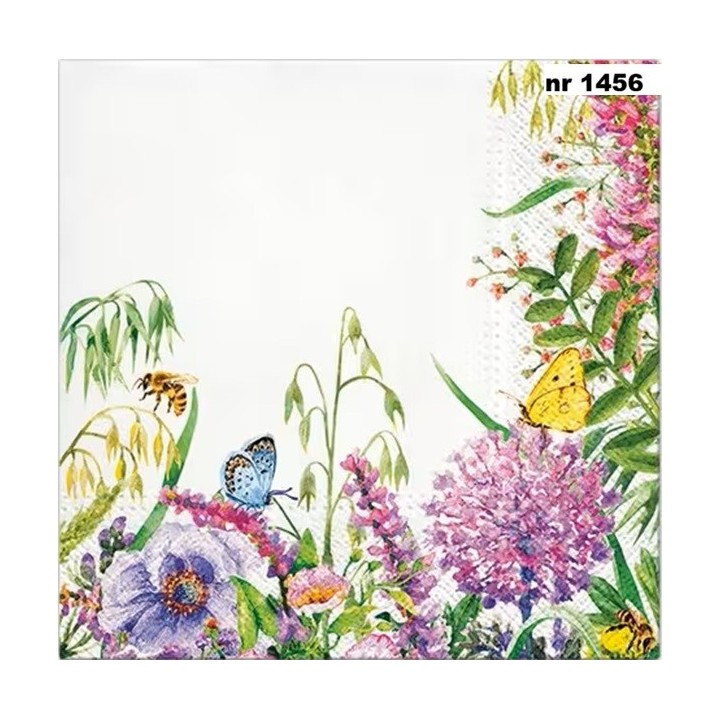 Wildflowers Frame servet 33x33cm