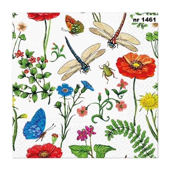Wild Bloom servet 33x33cm