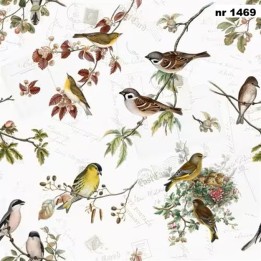 Bird Family servet 33x33cm