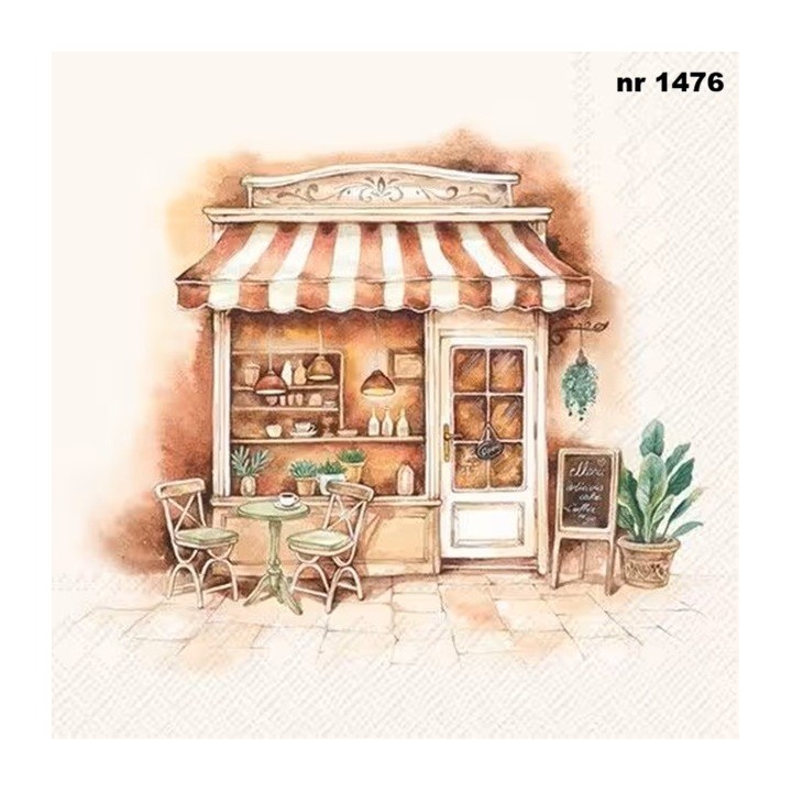 Coffee Break cream servet 33x33cm