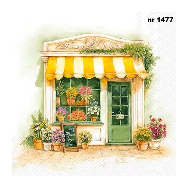 Flower Shop servet 33x33cm