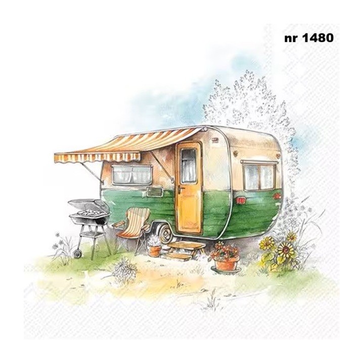 Camping servet 33x33cm