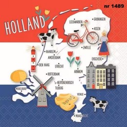 Holland Glory servet 33x33cm